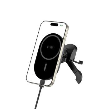 Tech-Protect V6 MagSafe Stable Vent držiak na mobil do auta 15W, čierny