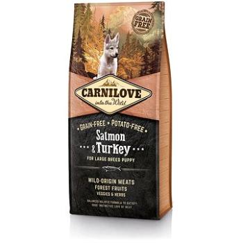 Carnilove salmon & turkey for large breed puppy 12 kg (8595602508846)