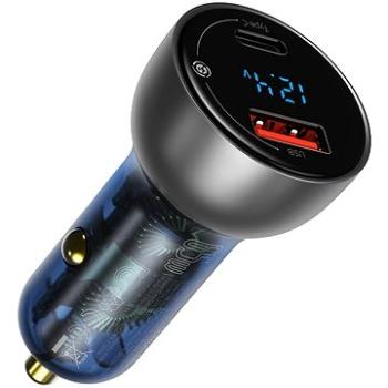 Baseus Digital Display PPS Dual Quick Car Charger 65 W Light Ochre (CCKX-C0A)