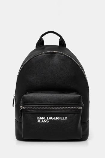 Ruksak Karl Lagerfeld Jeans čierna farba, veľký, s nášivkou, A1M30302