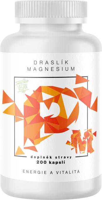 BRAINMAX BrainMax Draslík Magnesium, Draslík citrát + Hořčík malát, 200 rostlinných kapslí 200 kapslí