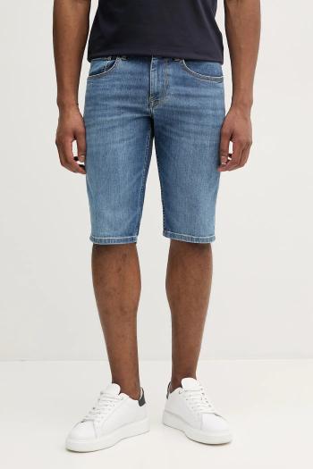 Rifľové krátke nohavice Pepe Jeans STRAIGHT SHORT CASH pánske, PM801081EE5