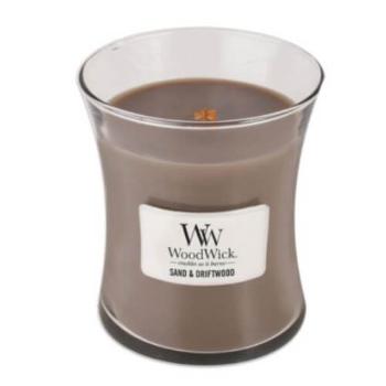 WoodWick Vonná váza stredná Sand & Driftwood 275 g