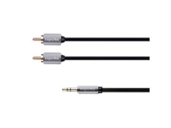 Kábel Jack 3.5mm stereo/2x Cinch 1m KRUGER & MATZ KM0309