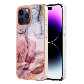 IMD MARBLE Ochranný kryt pre Apple iPhone 16 Pro Max ROSE RED