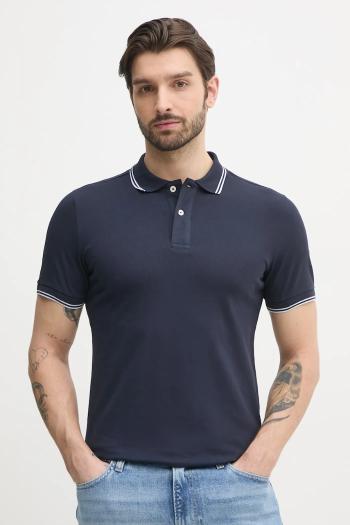 Polo tričko Geox pánske, tmavomodrá farba, jednofarebné, M5510R T3236