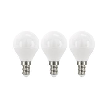 Classic Mini Globe Warm White 3 db LED izzó, WW, 5W E14 - EMOS