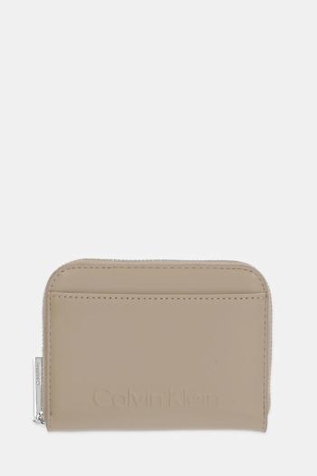 Peňaženka Calvin Klein dámska, béžová farba, K60K612965