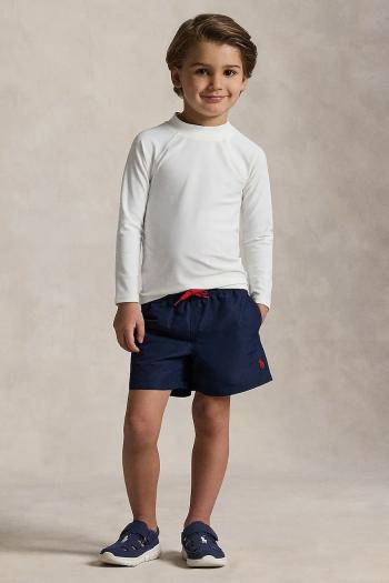 Detské plavkové šortky Polo Ralph Lauren tmavomodrá farba, 322957810002
