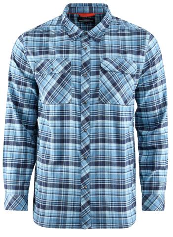Grundéns košele dungeness seawool flannel shirt captain´s blue - xl