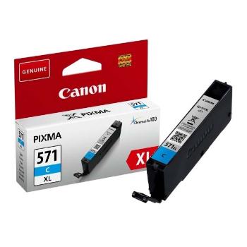 CANON CLI571C XL ORIGINAL ATRAMENT, CYAN, 11ML, HIGH CAPACITY