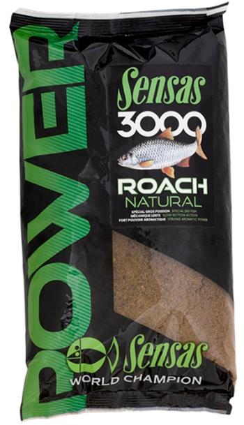 Sensas krmítková zmes 3000 power roach natural plotica 1 kg