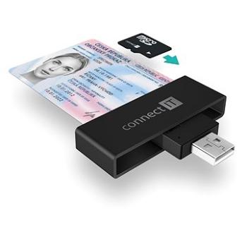 CONNECT IT USB čítačka občianskych preukazov a čipových kariet (CFF-3000-BK)