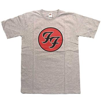 Foo Fighters tričko FF Logo Šedá 7 – 8 rokov