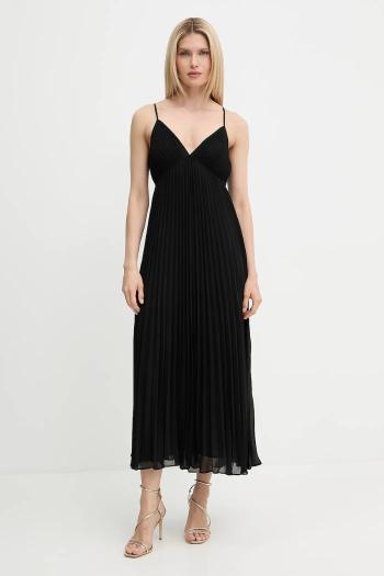Šaty MICHAEL Michael Kors čierna farba, maxi, áčkový strih, MT583407R3