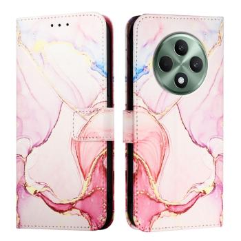 ART MARBLE Peňaženkový kryt pre Oppo Reno12 FS 5G ROSE GOLD