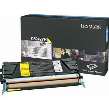 Lexmark C5242YH žltý (yellow) originálny toner