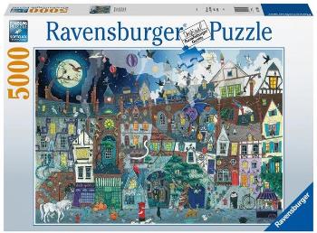 Puzzle Ravensburger Puzzle 173990 Fantasy, Victorian Street 5000 darabos puzzle