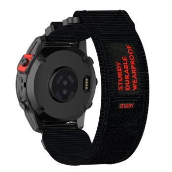 STURDY Nylonový remienok pre Garmin Fenix 8 43mm čierny