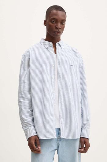 Bavlnená košeľa Levi's pánska, voľný strih, s golierom button-down