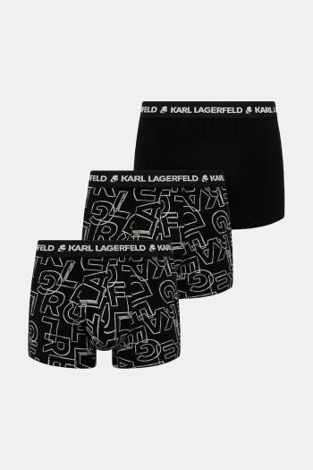 Boxerky Karl Lagerfeld 3-pak čierna farba, A3M47014