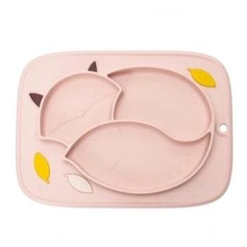 innoGIO silikónový tanier GIOfresh Fox Pink (5903317816287)