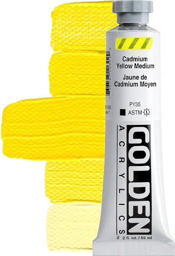 Golden Artist Colors Heavy Body Akrylová farba Cadmium Yellow Medium 59 ml 1 ks