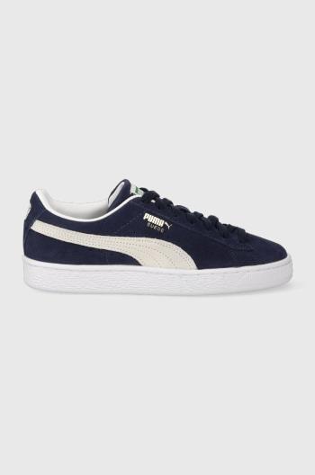 Semišové tenisky Puma Suede Classic XXI tmavomodrá farba, 374915