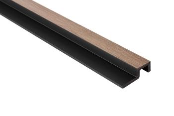 Obkladová lamela pravé ukončenie Fineza Slat Large Grey oak 270X2,3 cm SLAT03GOR