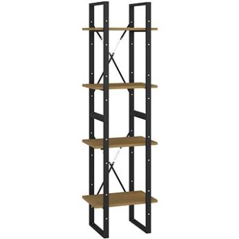 Shumee so 4 policami hnedá 40 × 30 × 140 cm masívna borovica, 806425