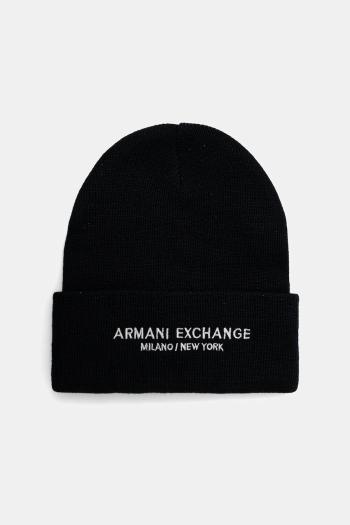 Čiapka Armani Exchange čierna farba, XM001637 AF16950
