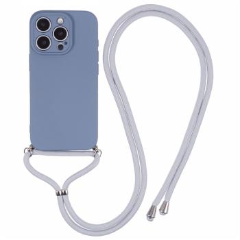 PROTEMIO ROPE Kryt so šnúrkou Apple iPhone 16 Pro modro-šedý