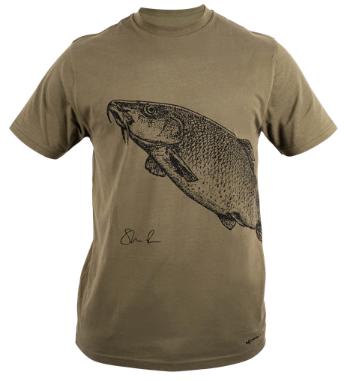 Korum tričko classic barbel t-shirt parma - l