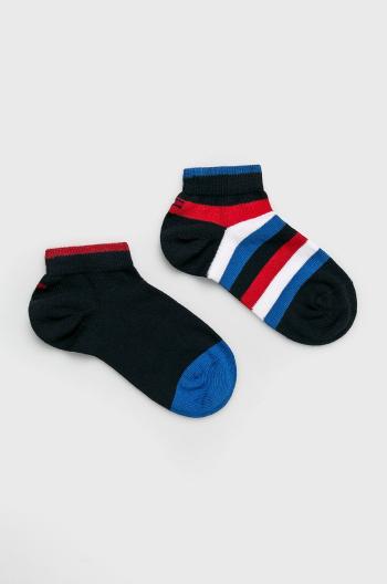 Detské ponožky Tommy Hilfiger (2-pak) tmavomodrá farba