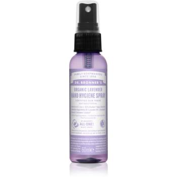 Dr. Bronner’s Lavender bezoplachový čistiaci sprej na ruky 60 ml