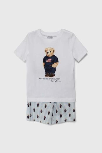 Detské bavlnené pyžamo Polo Ralph Lauren vzorované