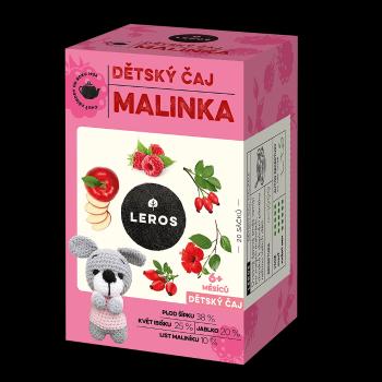 LEROS Detský čaj malinka 20 vrecúšok