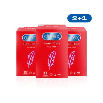 Durex Kondomy Feel Thin Classic 2 + 1