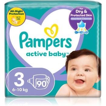 Pampers Active Baby Size 3 jednorazové plienky 6-10 kg 90 ks