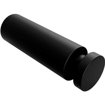SAPHO X-ROUND BLACK vešiačik, čierny (XB205)