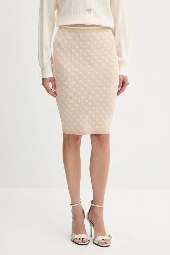 Sukňa Guess LISE čierna farba, mini, puzdrová, W4BD53 Z37K0