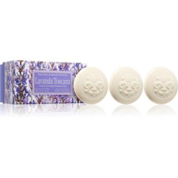 Saponificio Artigianale Fiorentino Tuscan Lavender Set sada tuhých mydiel s vôňou levandule 6x50 g