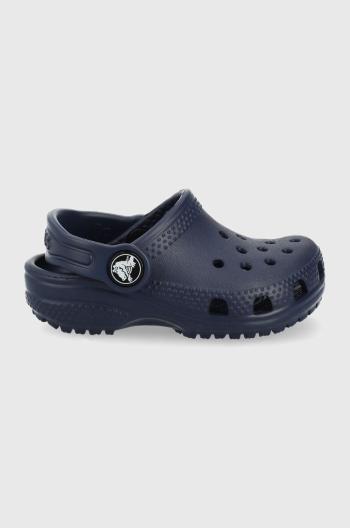 Detské šľapky Crocs tmavomodrá farba