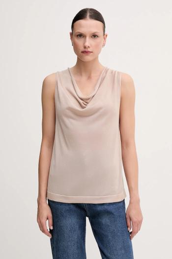Top United Colors of Benetton béžová farba, 123VD10DD