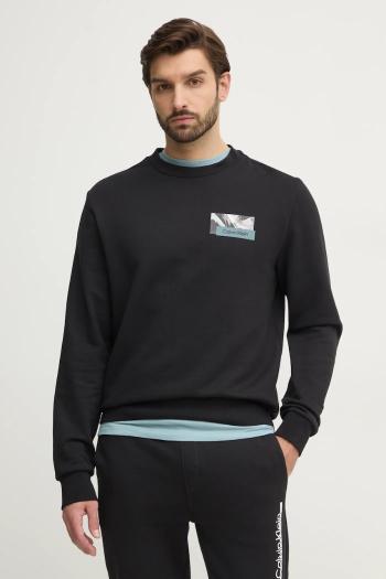 Mikina Calvin Klein pánska, čierna farba, jednofarebná, K10K114352