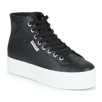 Superga  2730 HI TOP NAPPA  Členkové tenisky Čierna