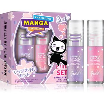 Rude Cosmetics Manga Collection sada na pery Strawberry And Grape Duo