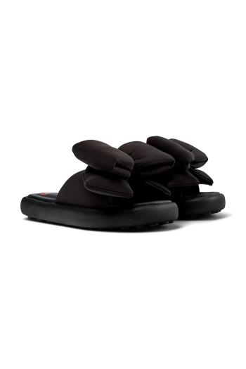 Detské šľapky Camper Pelotas Flota Sandal Kids čierna farba, K800624