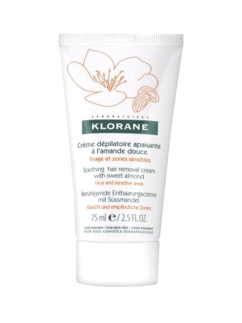 Klorane Upokojujúci depilačný krém (Soothing Hair Removal Cream) 75 ml