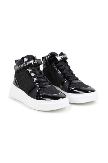 Detské tenisky Karl Lagerfeld čierna farba, Z30306